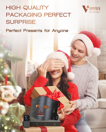 Red Light Therapy Mask with 292 LEDs & LCD Controller for At-Home Skincare