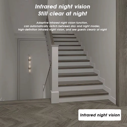 Smart Wireless Video Doorbell with Night Vision & Motion