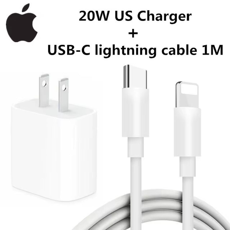 2025 20W USB-C Power Adapter for iPhone 12-16 Fast Charger
