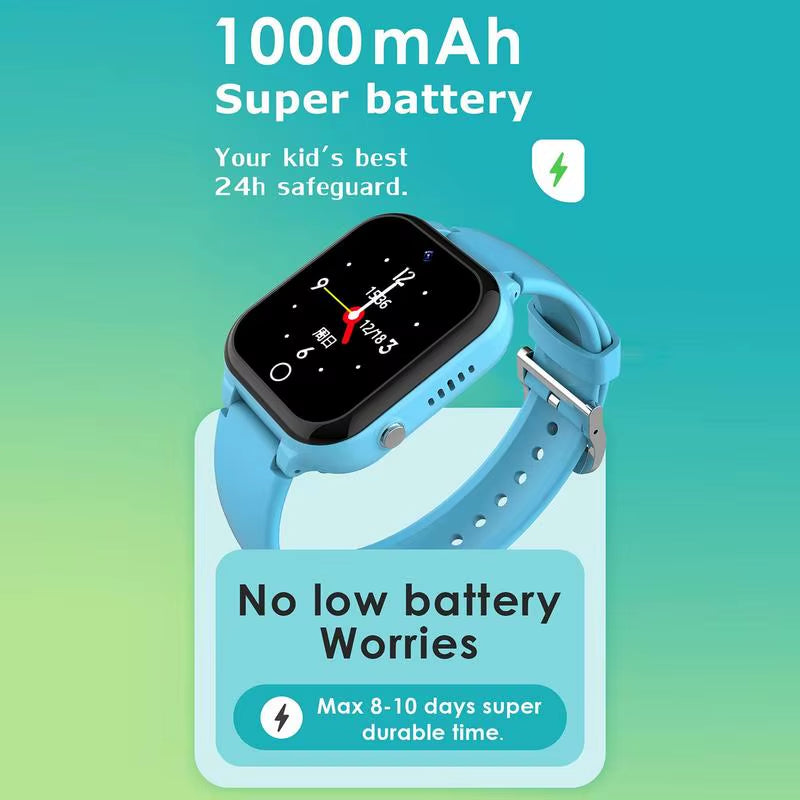 Kids 4G Smart Watch C80: Video Call, GPS, Waterproof & More