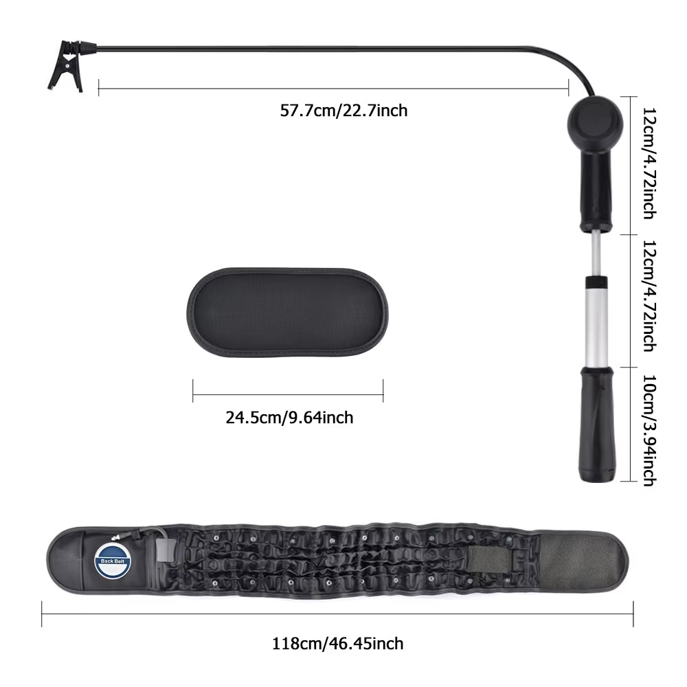 Inflatable Lumbar Support Belt for Back Pain Relief & Posture Correction