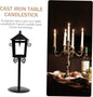 Hollow Candlestick Christmas Décor | Iron Candle Holder