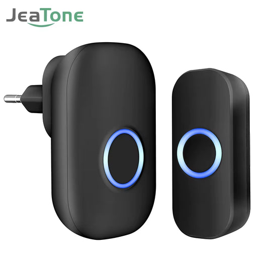 Wireless 433MHz Doorbell 200M Range, 38 Songs, Waterproof