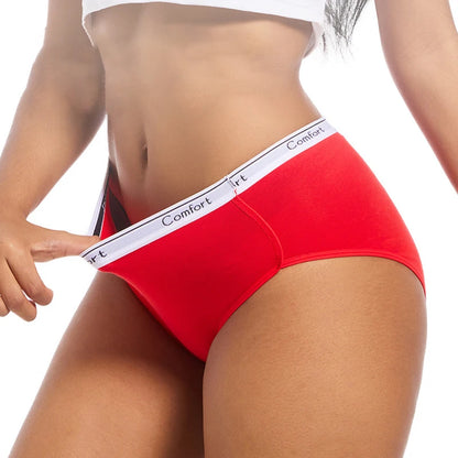 Women's Leakproof Menstrual Underwear – High-Waist Cotton Period Panties for Comfort & Protection
