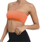 Strapless Sports Bra Women Padded Tube Tops Breathable Wrapped Chest Underwear Yoga Bra