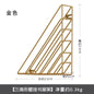 "Nordic Metal Wall-Mounted Magazine & Newspaper Display Rack"