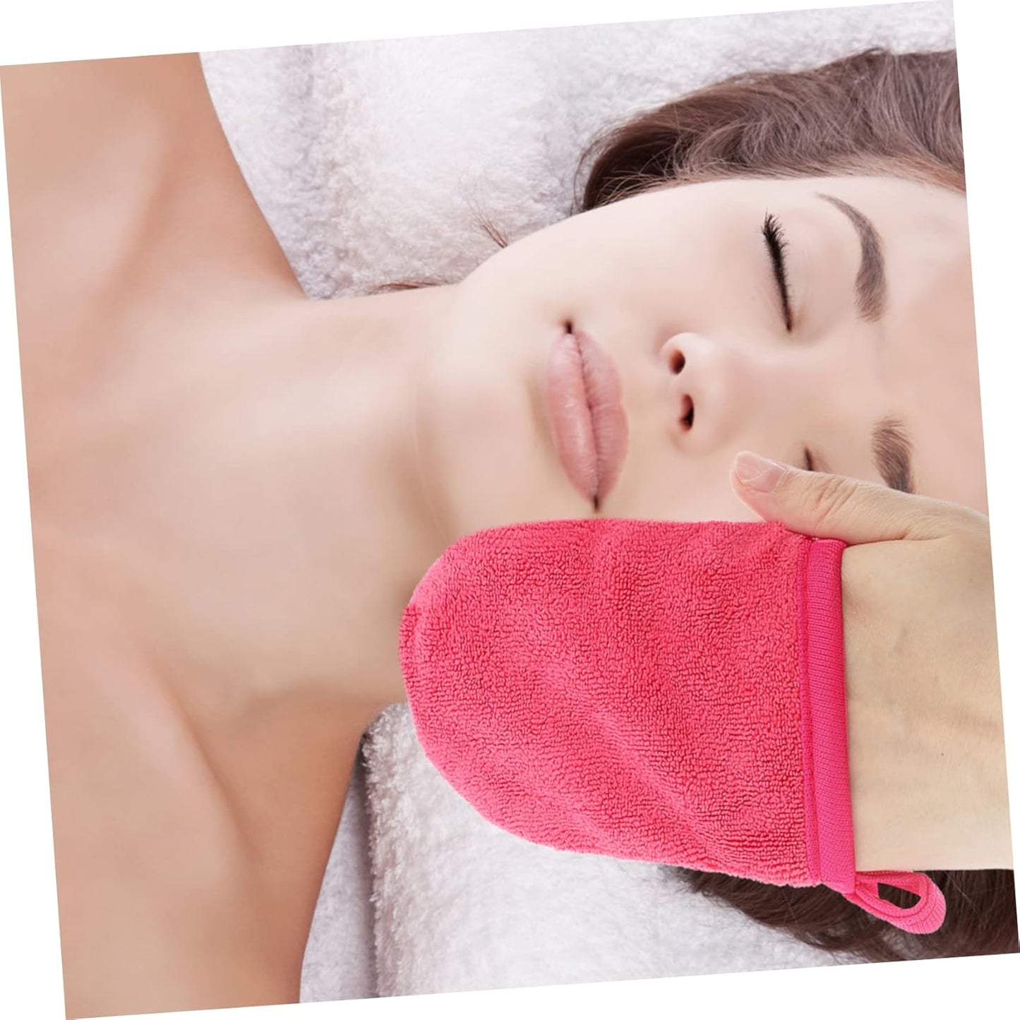 20-Pack Facial Cleansing Mitts - Soft Makeup Remover Towels for Face & Oil Wash