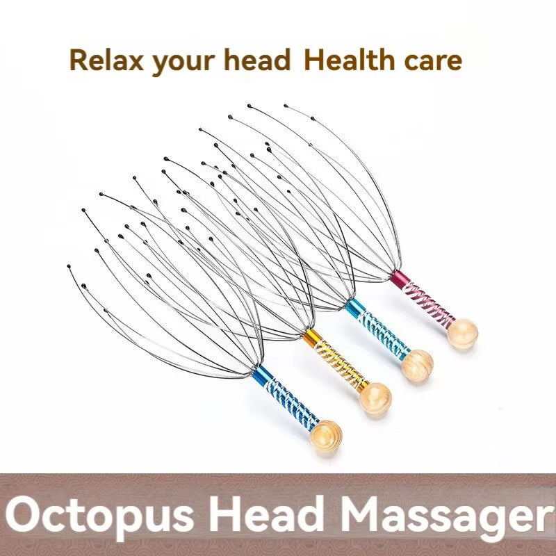 Octopus Head Massager – Scalp Scratcher & Relaxer Tool
