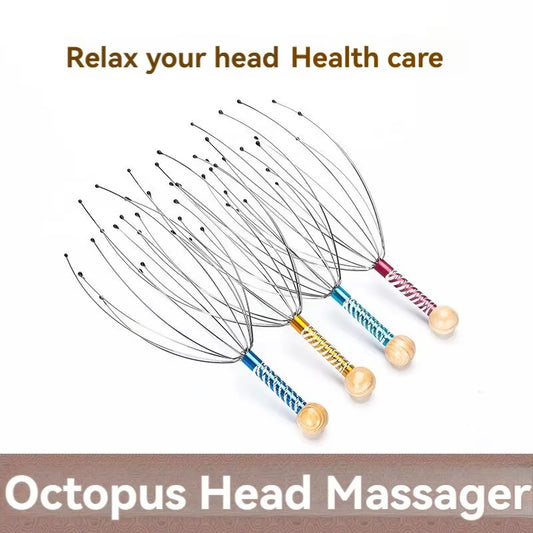 Octopus Head Massager – Scalp Scratcher & Relaxer Tool