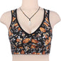 Thin Confortable Bra For Women Wire Free Bras Cotton Front Closure Underwear Female Everyday Lingerie Colorful Floral