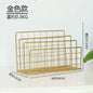 "Nordic Metal Wall-Mounted Magazine & Newspaper Display Rack"