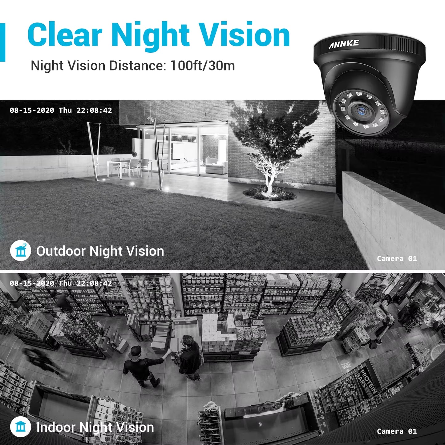 8CH 1080P FHD CCTV System with 5MP Recorder & Cameras