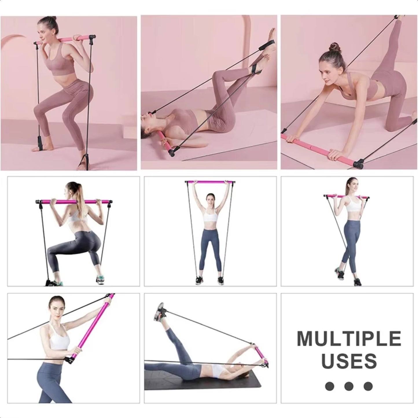 Multifunctional Pilates Fitness Yoga Chest Expansion Rope
