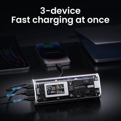 Shargeek 170W Power Bank 24000mAh with Smart Display
