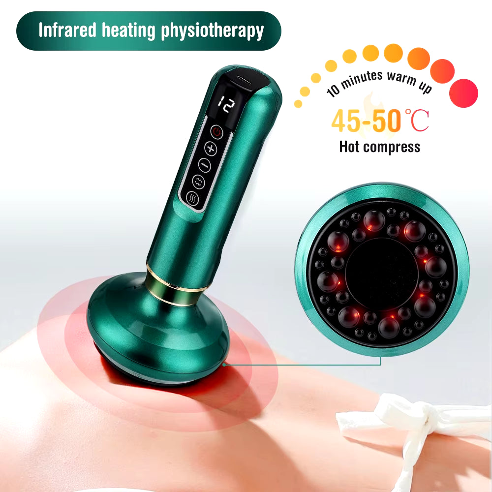 Electric Cupping Massager Vacuum Suction Guasha Cellulite