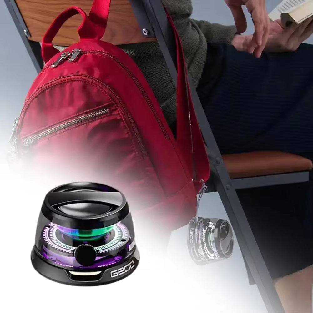 G200 Magnetic Bluetooth Speaker: RGB Stereo, Portable, Bluetooth 5.3