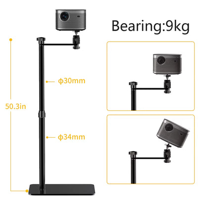 Adjustable 360° Projector Tripod Stand for Home & Office Use