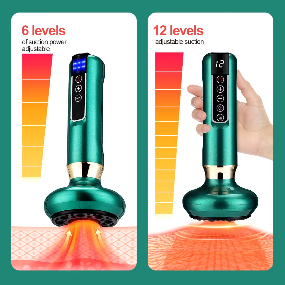 Electric Cupping Massager Vacuum Suction Guasha Cellulite