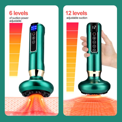 Electric Cupping Massager Vacuum Suction Guasha Cellulite