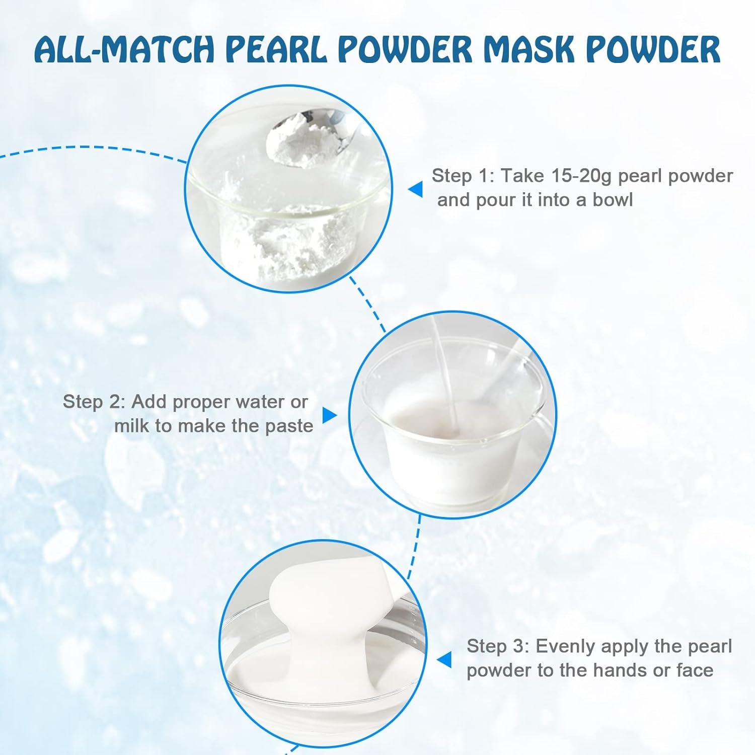 Pearl Powder for Whitening, Detox & Acne Removal, 200g