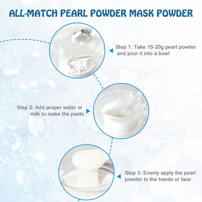 Pearl Powder for Whitening, Detox & Acne Removal, 200g