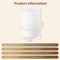 USB LED Touch Night Lamp with Remote, 3 Colors, Rechargeable