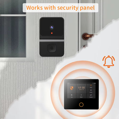 Smart Video Doorbell WiFi Tuya Wireless, 2-Way Voice Call