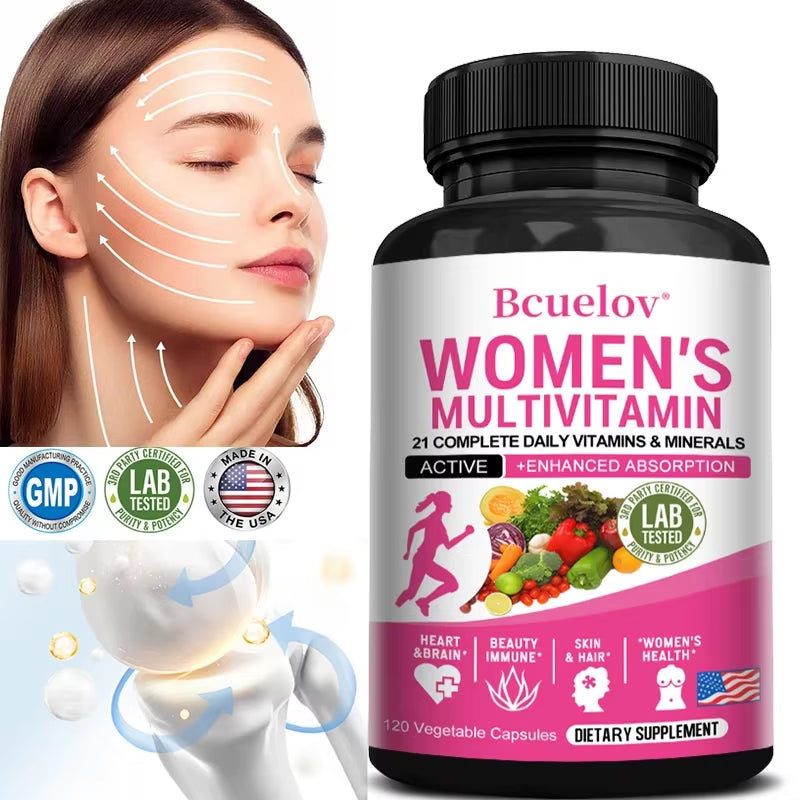 Women’s Daily Multivitamin for Energy, Heart, Skin & Immunity