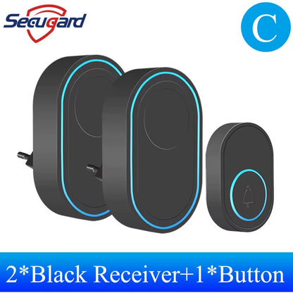 Wireless Outdoor Doorbell with Music Melody & Security Alarm