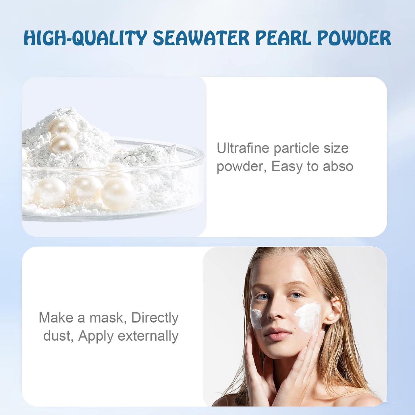 Pearl Powder for Whitening, Detox & Acne Removal, 200g