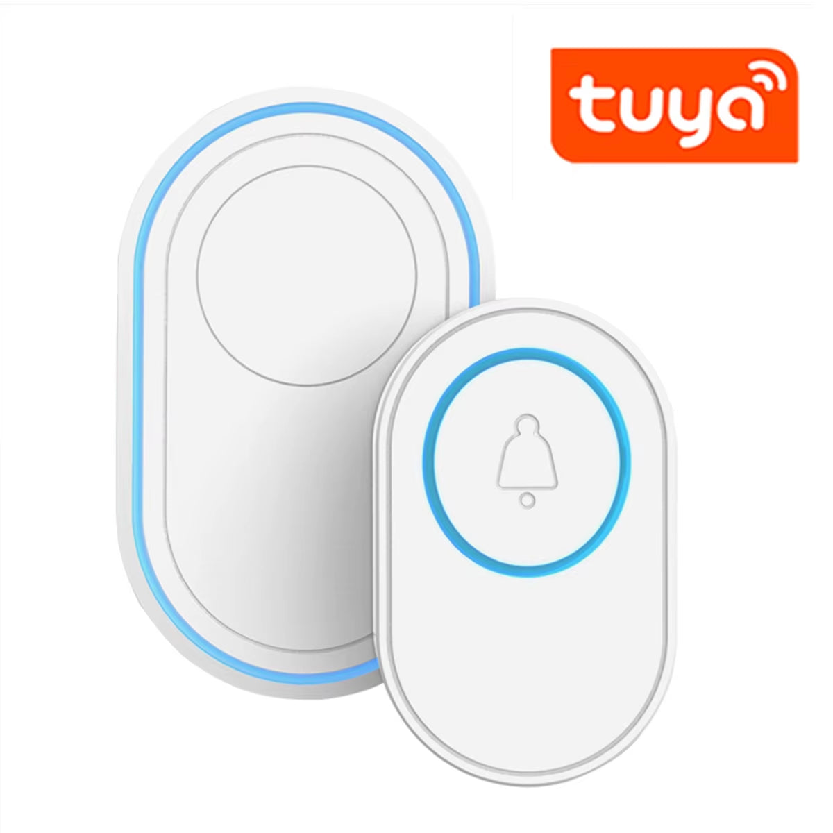Tuya APP Wireless WiFi Smart Doorbell, Waterproof, Remote