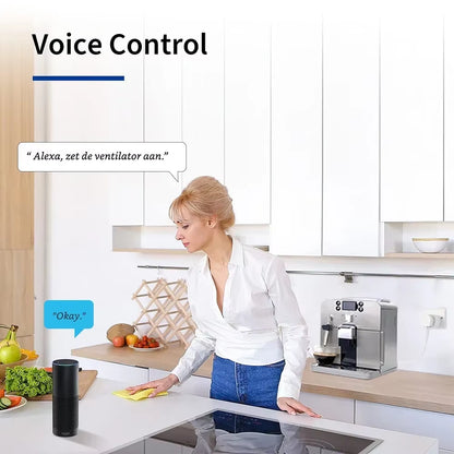 20A TUYA UK Smart Plug WiFi, Power Monitor, Alexa/Google