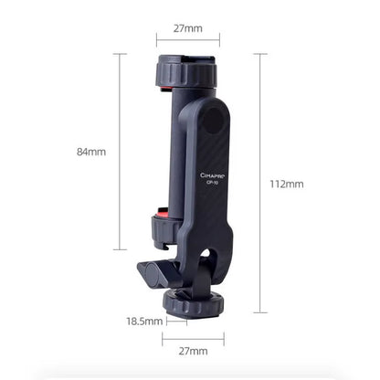Vertical Phone Mount Clamp for Vlog Shooting & Tripod