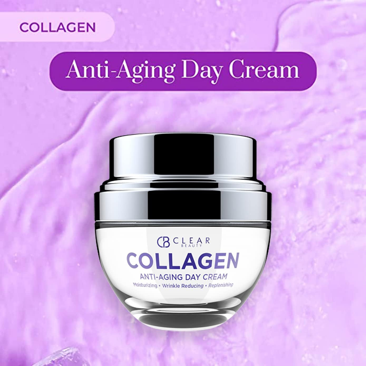 ydrating Collagen Face Moisturizer – Anti-Wrinkle Day Cream – 1.69 Oz