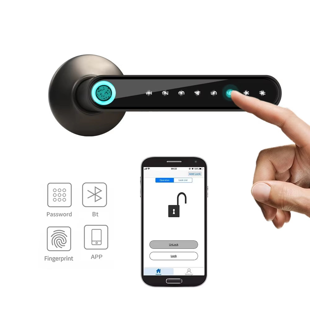 WAFU 016 Smart Lock Fingerprint APP Keyless Entry