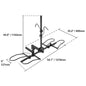 VEVOR 2-Bike Hitch Mount Rack 80LBS Max Capacity for Car