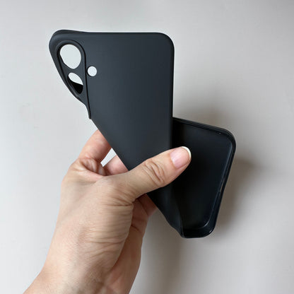 Matte Black Shockproof TPU Phone Case for Samsung Galaxy S24 Series