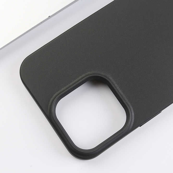 Black Matte Soft Silicone Phone Case for iPhone (All Models)