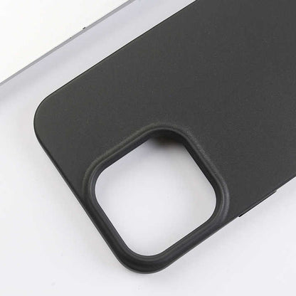 Black Matte Soft Silicone Phone Case for iPhone (All Models)