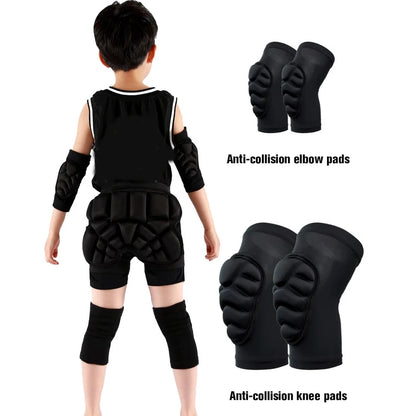 Thick Sponge Knee Pads & Elbow Sleeves for Kids Sports