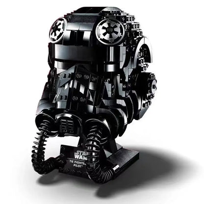 Space Battle Pilot Helmet Model – Building Block Set for Collectors & Kids