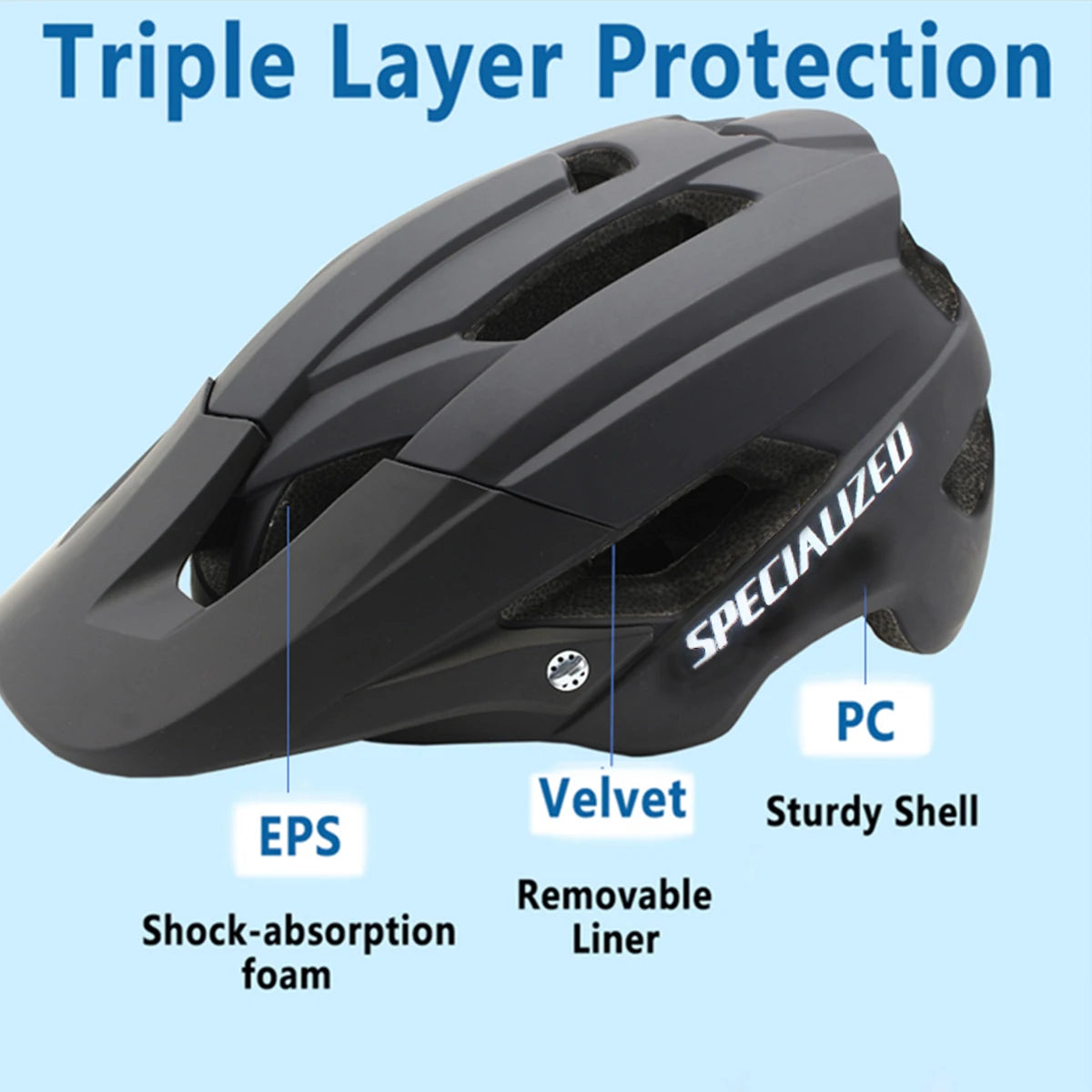 Ultralight MTB & Road Bike Helmet – Integrally Molded with CE Certification