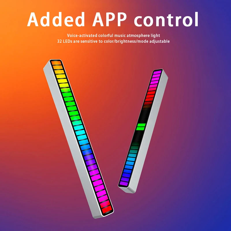 RGB Sound Control LED Lamp with APP for Desktop Ambient Light