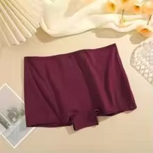 Women's Cotton Seamless Sports Boxers - Cozy Solid Briefs, XS-XL