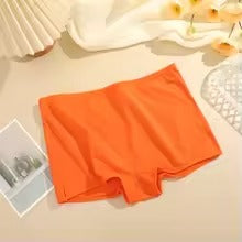 Women's Cotton Seamless Sports Boxers - Cozy Solid Briefs, XS-XL