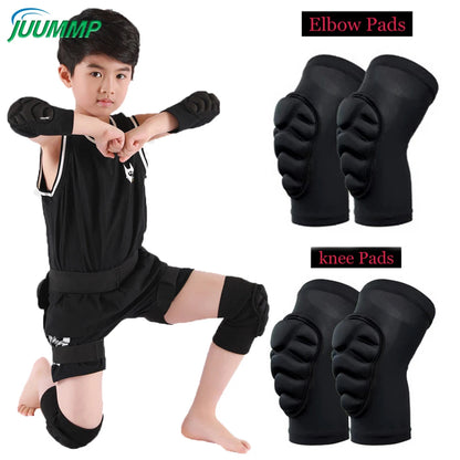Thick Sponge Knee Pads & Elbow Sleeves for Kids Sports