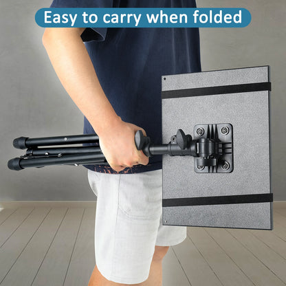 Adjustable Projector Tripod Stand for Laptop, Mic & Desk