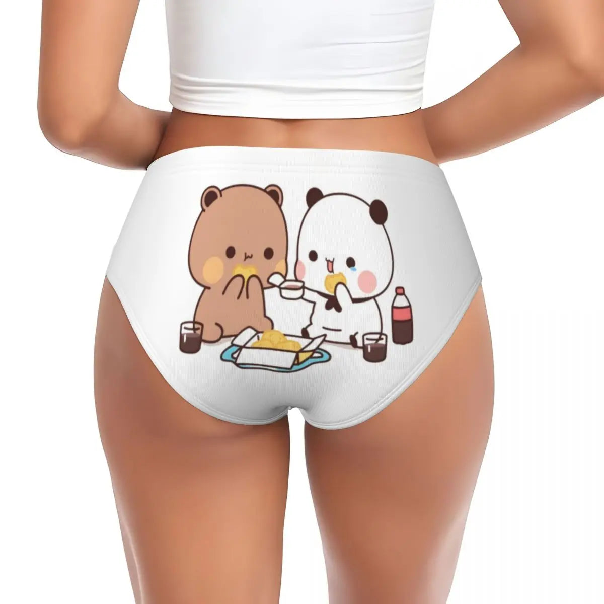 Custom Women’s Mochi Cat Peach & Goma Panties – Cute & Comfortable Briefs