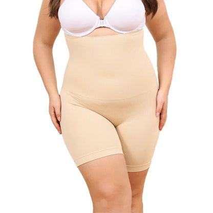 Plus Size Postpartum Shapewear Tummy Control Panties High Waist Seamless Body Shaper Underwear Women