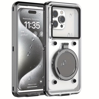 "Shockproof Waterproof Phone Case 6.9'' with Stand & Protection"